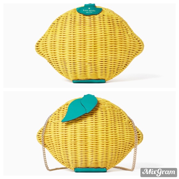 kate spade Handbags - Kate Spade Wicker Lemon Crossbody